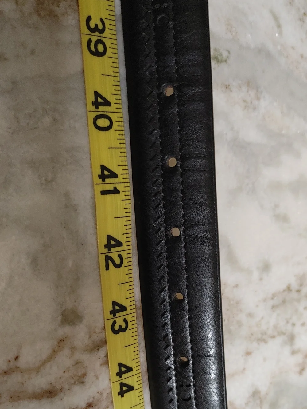 Cole Haan Black Western Style Belt Size 40